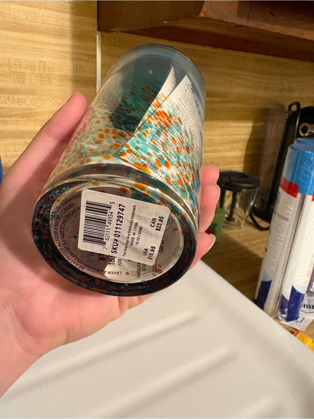 Starbucks Teal Acrylic Tumbler with Straw - Picture 5 of 5